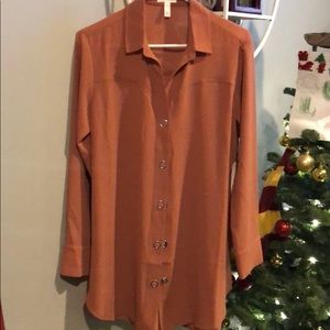 Coralish pink long sleeve